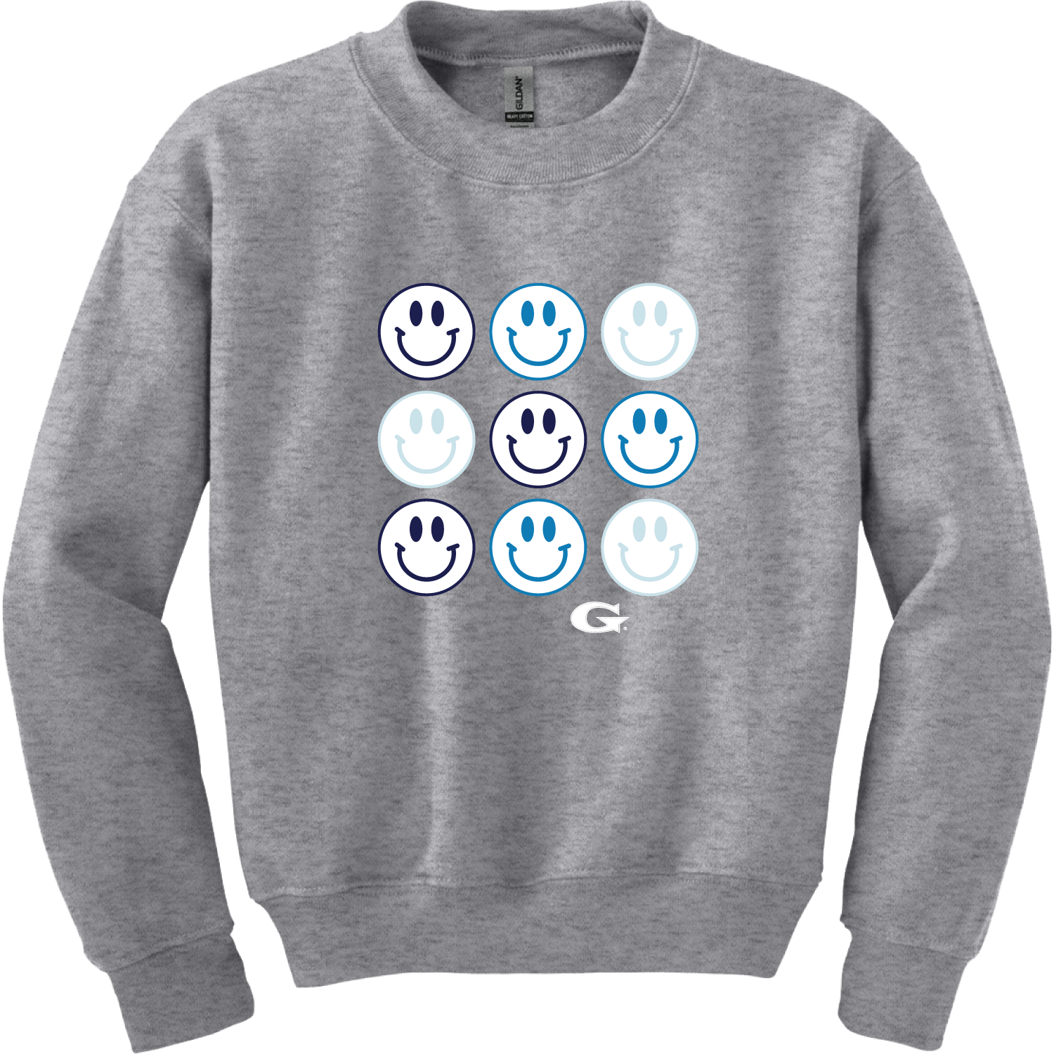Smiley Face Crewneck Grey